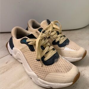 Stylish Sorel Cream and Navy Sneakers